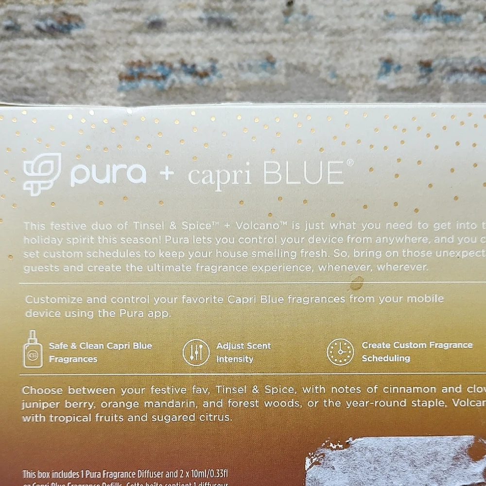 Pura Capri Blue Fragrance Diffuser Set